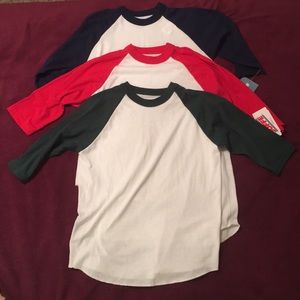 Soffe youth baseball tees